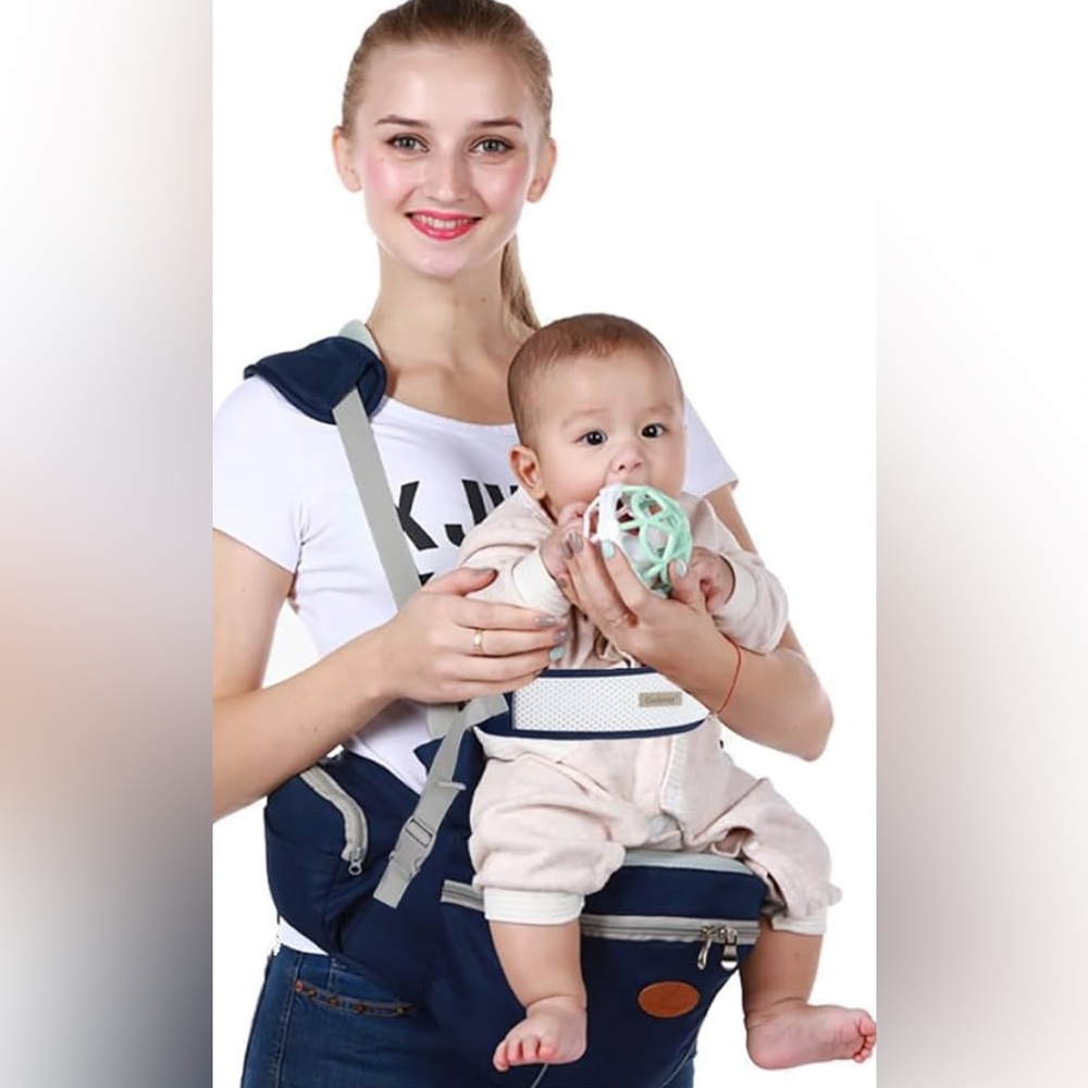 Gabesy Baby Hip Seat Carrier New sealed blue gray